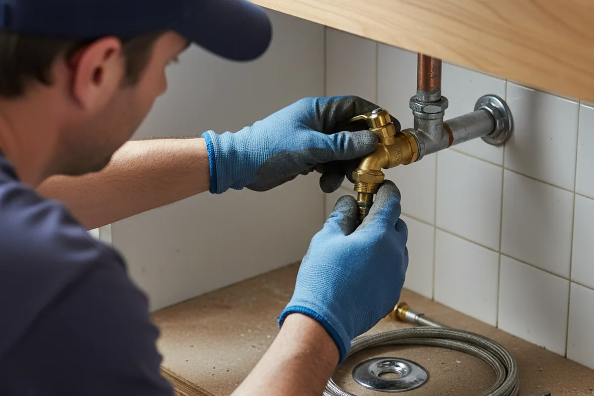 Shutoff valve and fitting work during Emergency Plumbing in Mcminnville